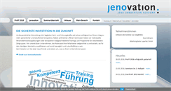 Desktop Screenshot of jenovation.de