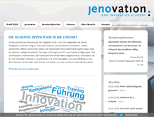 Tablet Screenshot of jenovation.de